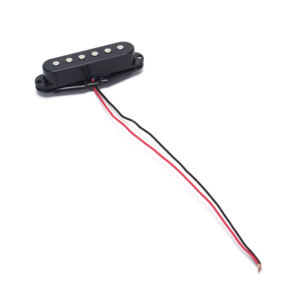 Новинка 2019 1 шт. черный звукосниматель с одной катушкой для 6 струн электрическая