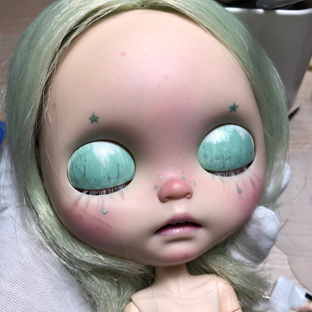 Blyth кукольная лицевая пластина для diy вашего макияжа blyth включая заднюю панель
