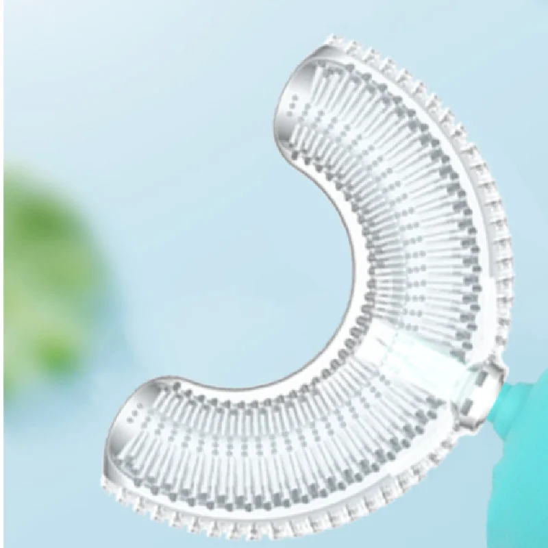 U-shaped Toothbrush Children Doughnut Manual Kids Silicon Safety Teeth Tooth Brush Cartoon Pattern | Красота и здоровье