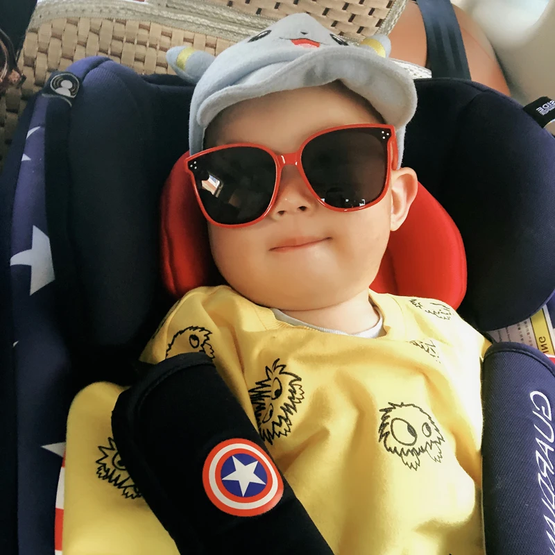 

New Children Oversize Square Cateye Sunglasses Fashion Brand Design Kid Sun Glasses Boy Girl Unisex Vintage UV400 Mirror Goggle