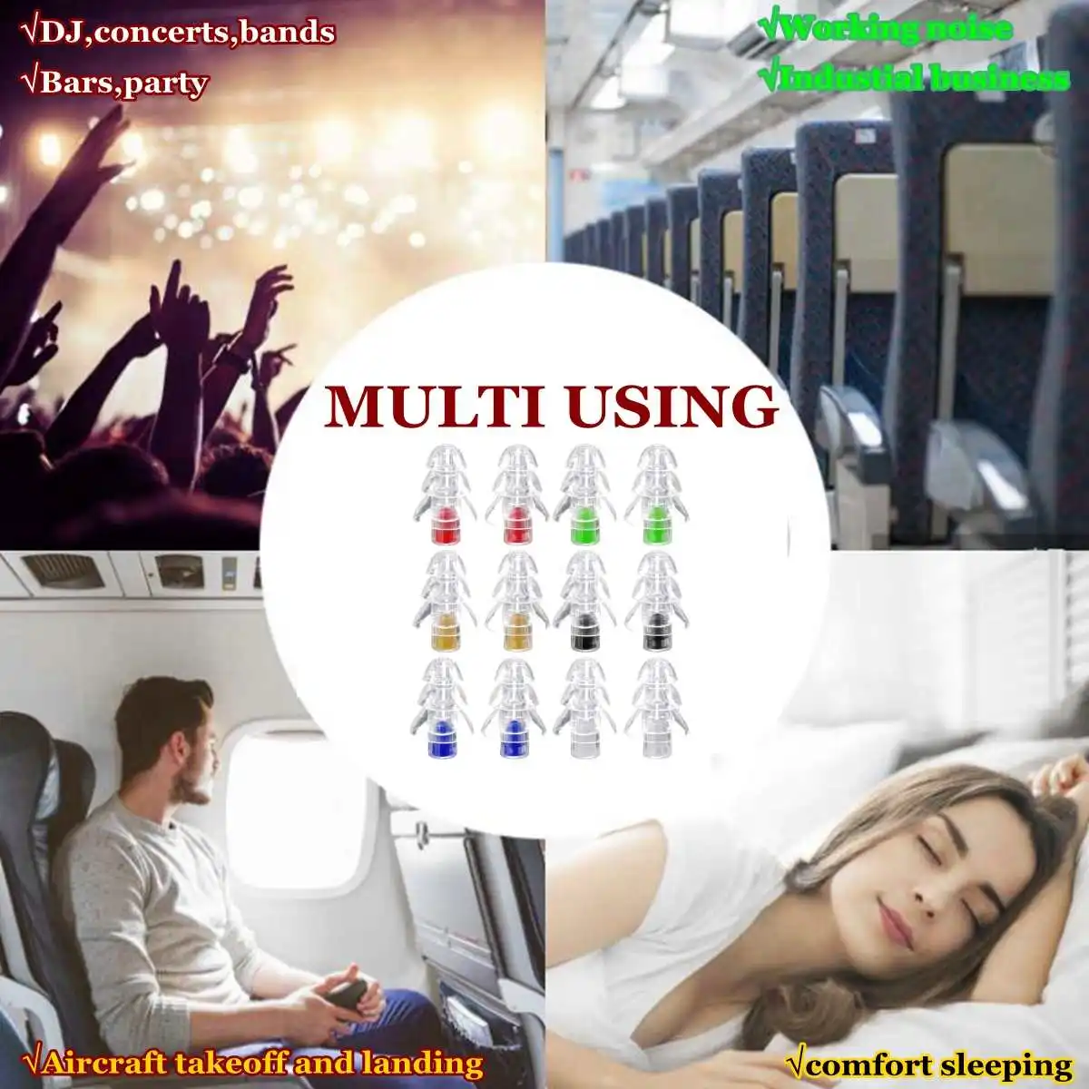 Шумоподавление 27 дБ шумоподавление защита наушников для концерта диджея