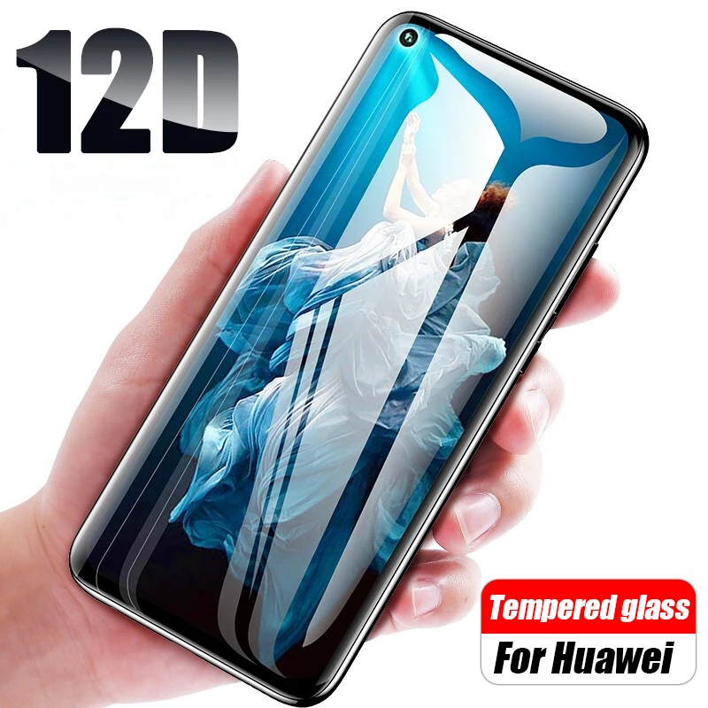 

12D Full Cover Tempered Glass on For honor 20 pro Safety glass For Huawei honor 20lite 20s 20light Screen Protector honor20 film