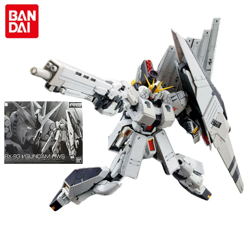 

Bandai Gundam Assembled Model Figure PB Limited RG 1/144 FA-93HWS V Gundam Heavy Weapons Type Genuine Model Children Toy