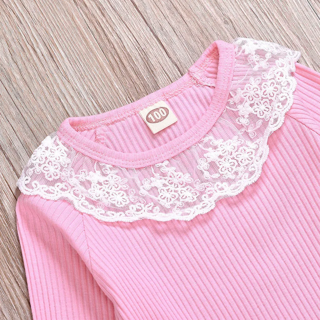 Зимняя одежда для девочек комплект одежды новорожденных с длинными рукавами