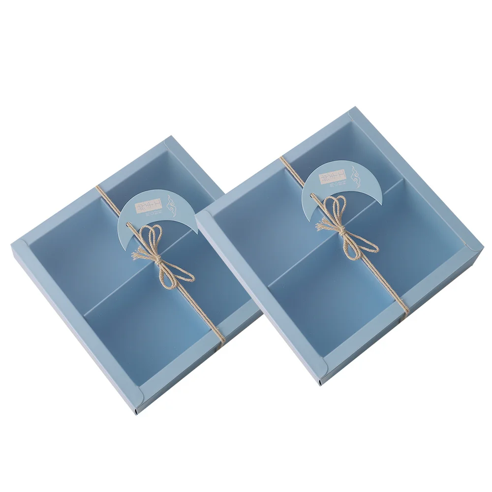 2 шт. квадратные бумажные коробки для тортов|Подарочные сумки и упаковка| |