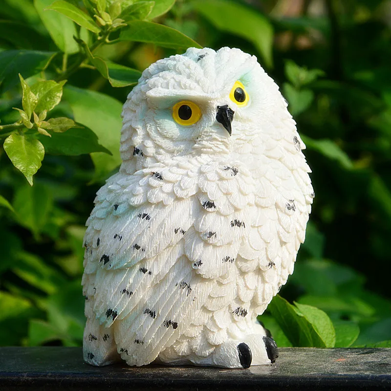 

GARDEN DECORATIVE RESIN PARROT HOME DECOR ANIMAL OWL STATUES SCULPTURE