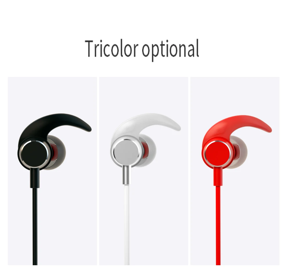 Bluetooth беспроводные наушники спортивные с микрофоном HiFi аудио 4 2 магнитный для