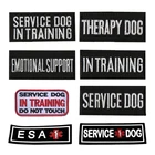 ESA терапевтический пластырь для собак, для собак, для обучения, нашивка, эмблема, жгуты и жилетки для собак, значки аппликаций для рабочих собак