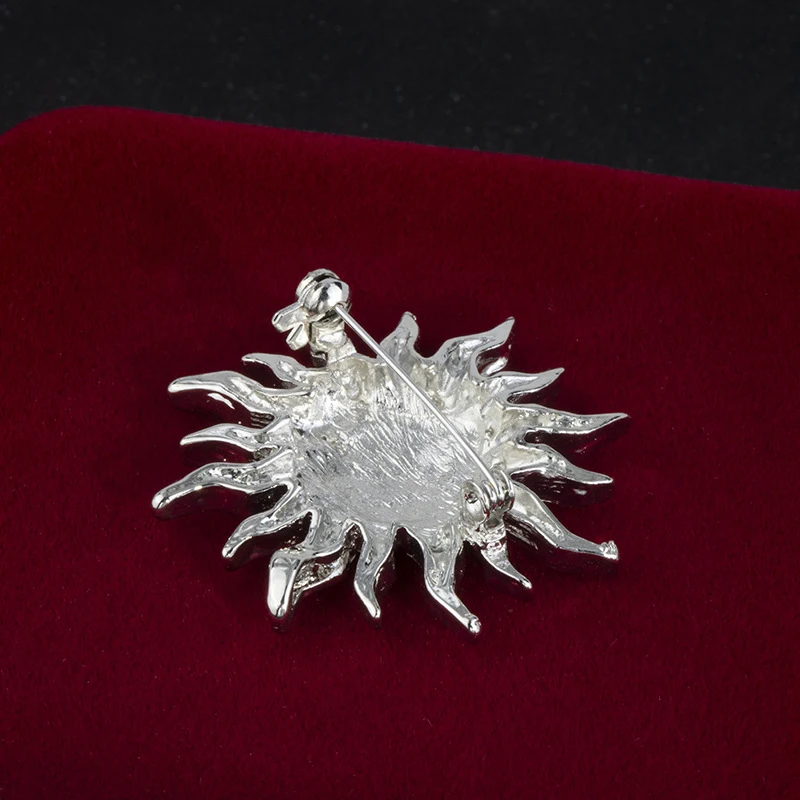 Лидер продаж брошь для костюма в виде подсолнуха мужчин и женщин