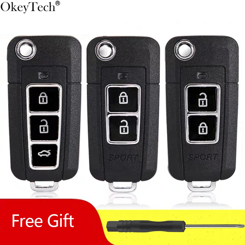 Okeytech модифицированный для Hyundai Tucson ix35 Elantra Accent SANTA FE сменный 2 3 кнопочный