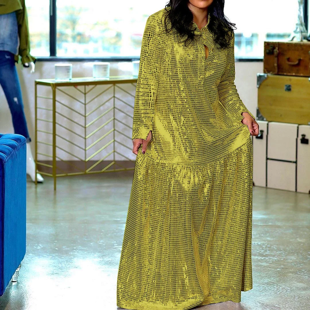 

African Dresses Women Long Sleeve Bazin Party Night Dress Muslim Islamic Robe Bronzing V-neck Afirca Robe Africaine Vetement