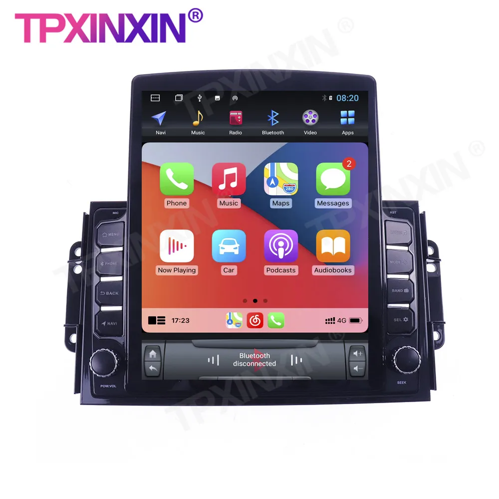 저렴한 무선 카플레이 터치 스크린 스테레오 수신기 6 + 2016G, 자동차 라디오 플레이어 라디오 IPS 화면, 안드로이드 2018G, 체리 티고 3 128-128