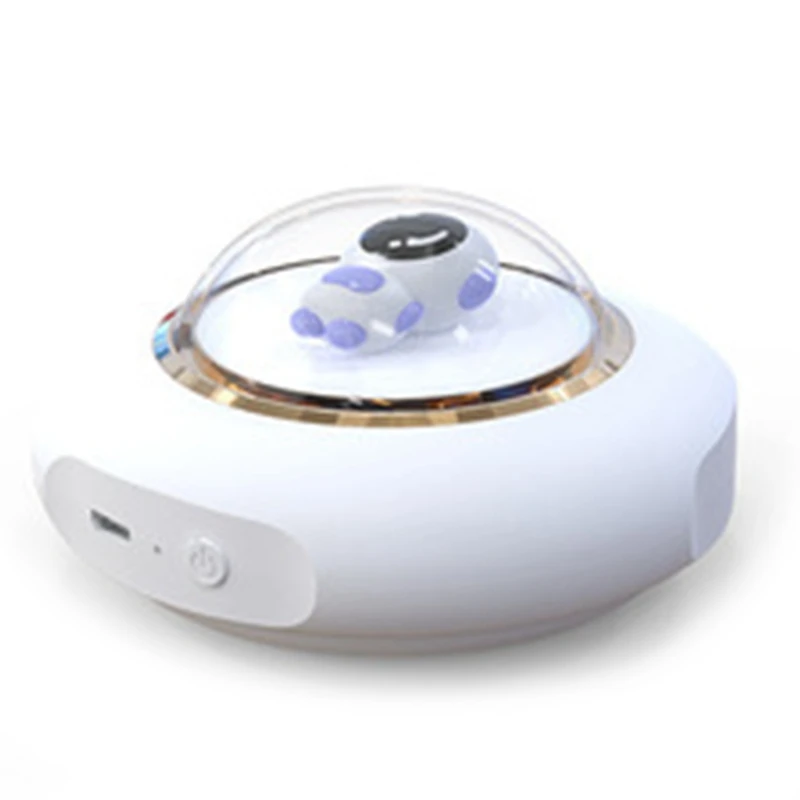 

Светящийся обогреватель для рук в виде летающей тарелки с внешним аккумулятором