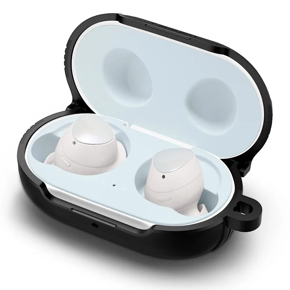 Твердый защитный чехол Spigen для Samsung Galaxy Buds + наушники вкладыши мягкий из