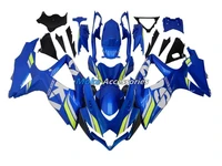 motorcycle fairings kit fit for gsxr600750 2008 2009 2010 bodywork set high quality abs injection new blue
