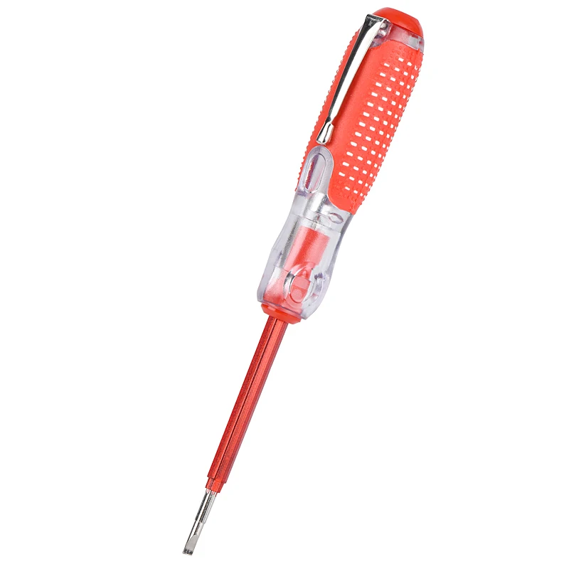 

QH Test Pen Screwdriver Durable Insulation Electrician Home Tool Test Pencil Electric Tester LED Light Non-Contact Test Pencil