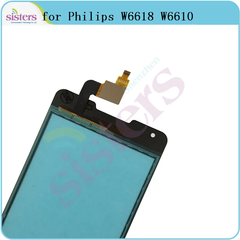Дигитайзер сенсорного экрана для Philips W6618 W6610 сенсорное стекло объектива