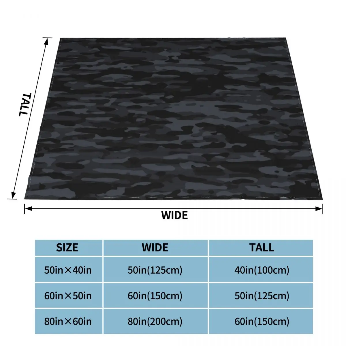 Night Camouflage Camo Blanket Flannel All Season Texture Soldier Portable Soft Throw Blankets for Sofa Office Bedspread | Дом и сад