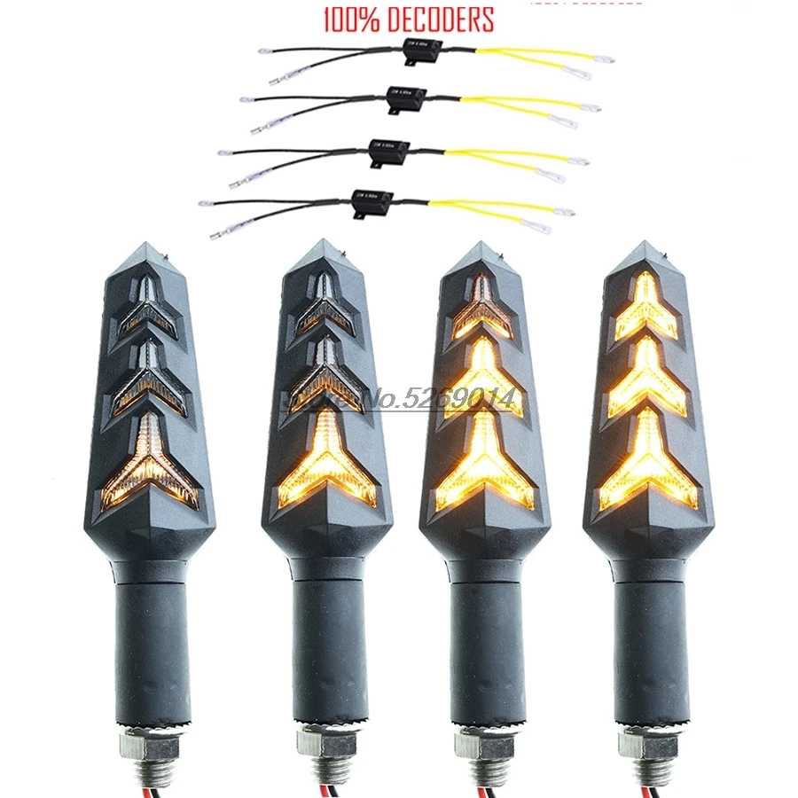 Аксессуары для мотоциклов светодиодные указатели поворота с декодерами 100% Cbr600F4I