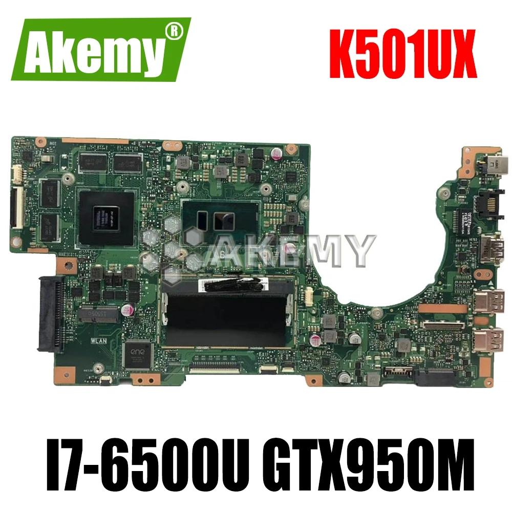 Материнская плата K501UX 4G RAM I7 6500U GTX950M для Asus K501UB K501U K501 материнская ноутбука