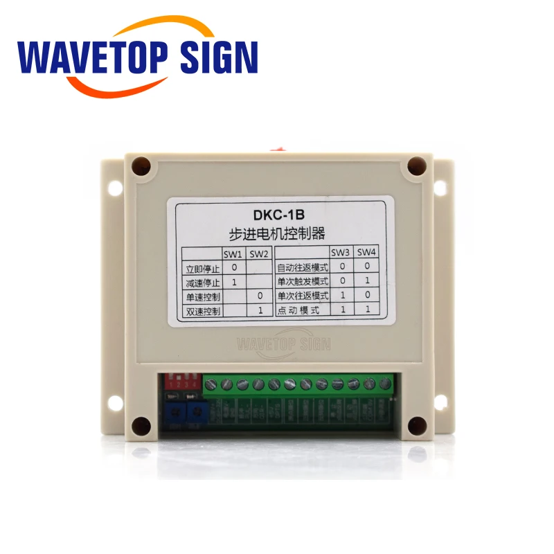 WaveTopSign Промышленный Тип DKC-1B контроллер шагового двигателя одноосный импульсный генератор Серводвигатель PLC регулирование скорости
