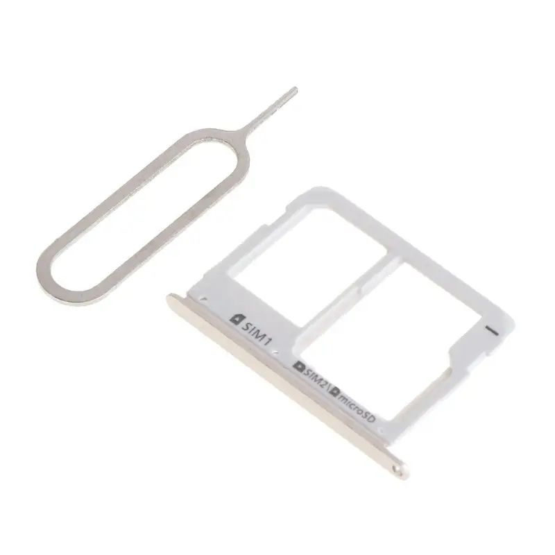 

Dual SIM Card Tray Slot for samsung A3 A310 A5 A510 A7 A710 Card Reader Holder
