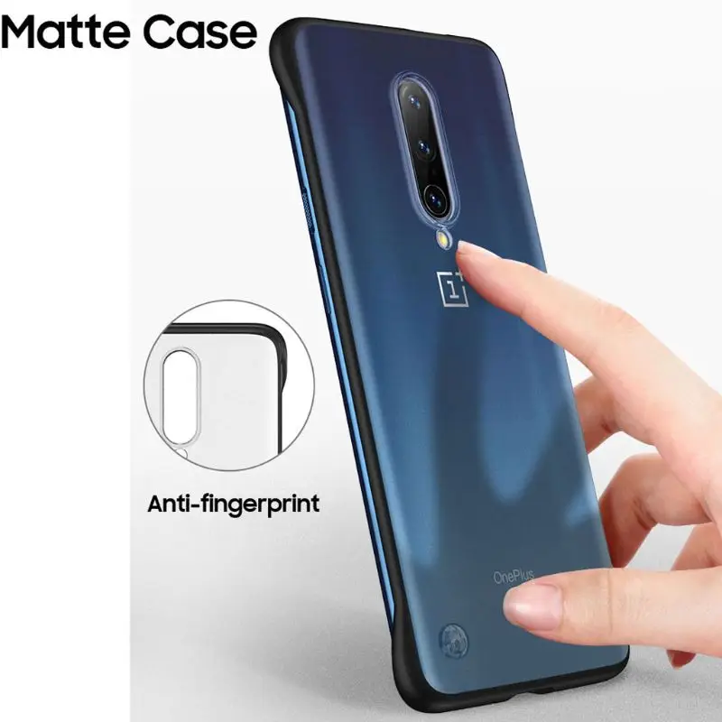 Бескаркасный чехол для Oneplus 7 Pro чехол Ультратонкий матовый PC ударопрочный чехол для One plus 7 Oneplus 7Pro чехол