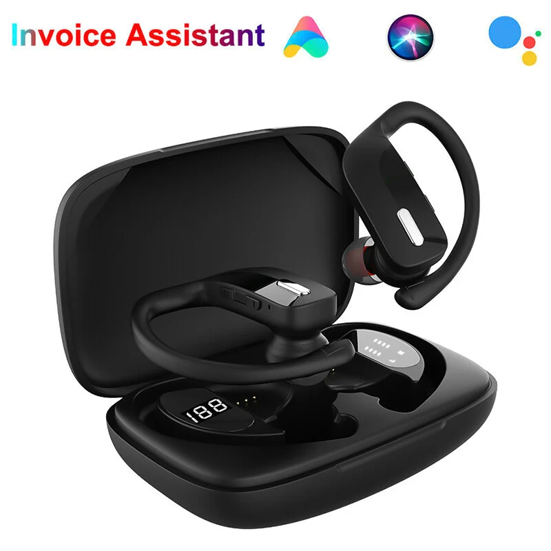 

Bluetooth 5.0 Earphone Wireless Headset Stereo Noise Reduction Sports Earhook Earbuds