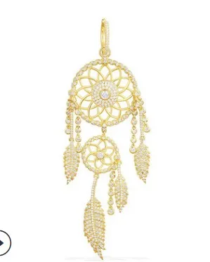 fashion low price high quality diamond crystal End-customized zircon 925 silver needle dream web tassels lady's earings 46 | Украшения