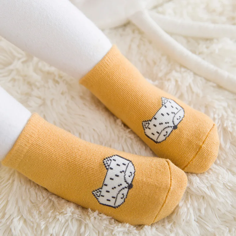 1 пара детские Нескользящие носки с резиновой подошвой|Носки| |