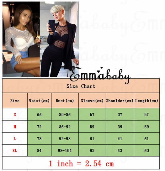 Сексуальный Модный Новый женский прозрачный сетчатый топ в горошек футболка