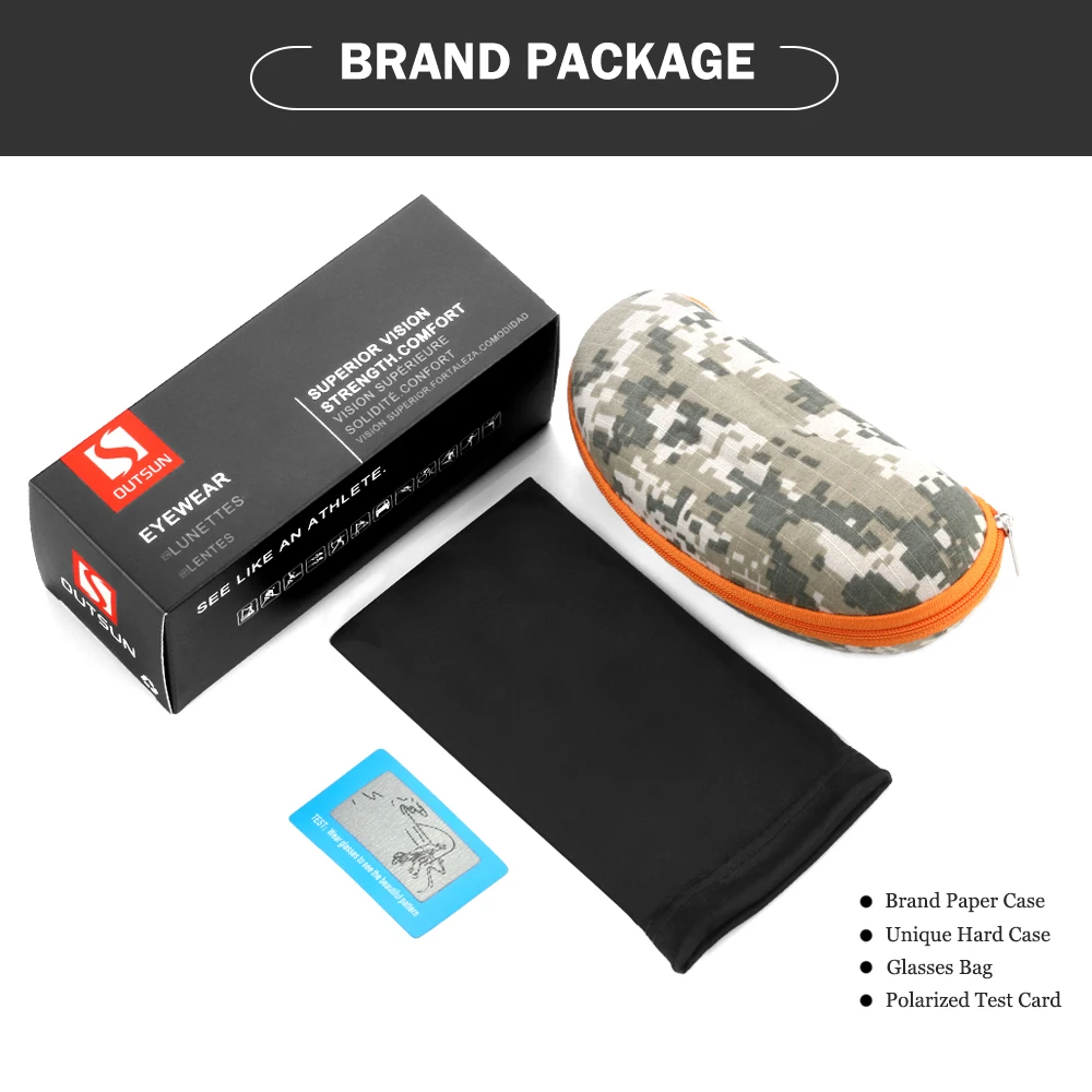 Солнцезащитные очки Мужские OUTSUN ульсветильник поляризационные в спортивной