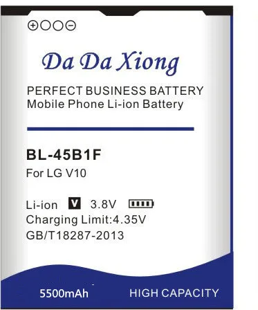 Новый высококачественный аккумулятор 5500 мАч BL 45B1F BL45B1F для LG V10 H961N F600 H900 H901 VS990 H968