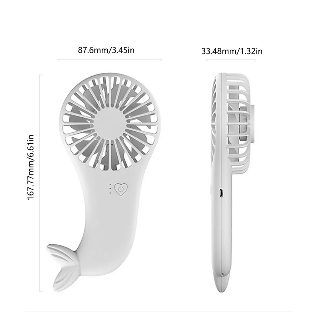 

Lightweight Travel Fan Mini Pocket Fan Usb Charging For Cooling Ventilation Low Noise 3 Speed Setting Fan