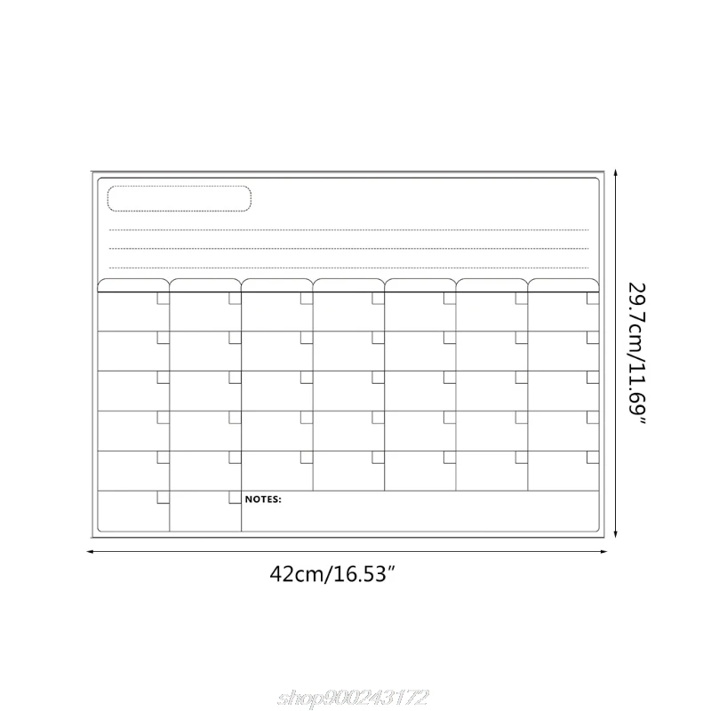 

Magnetic Refrigerator Chalkboard,Weekly Menu, Meal Planner, Grocery Shopping List, Board, for Kitchen Fridge M10 21 Dropshipping