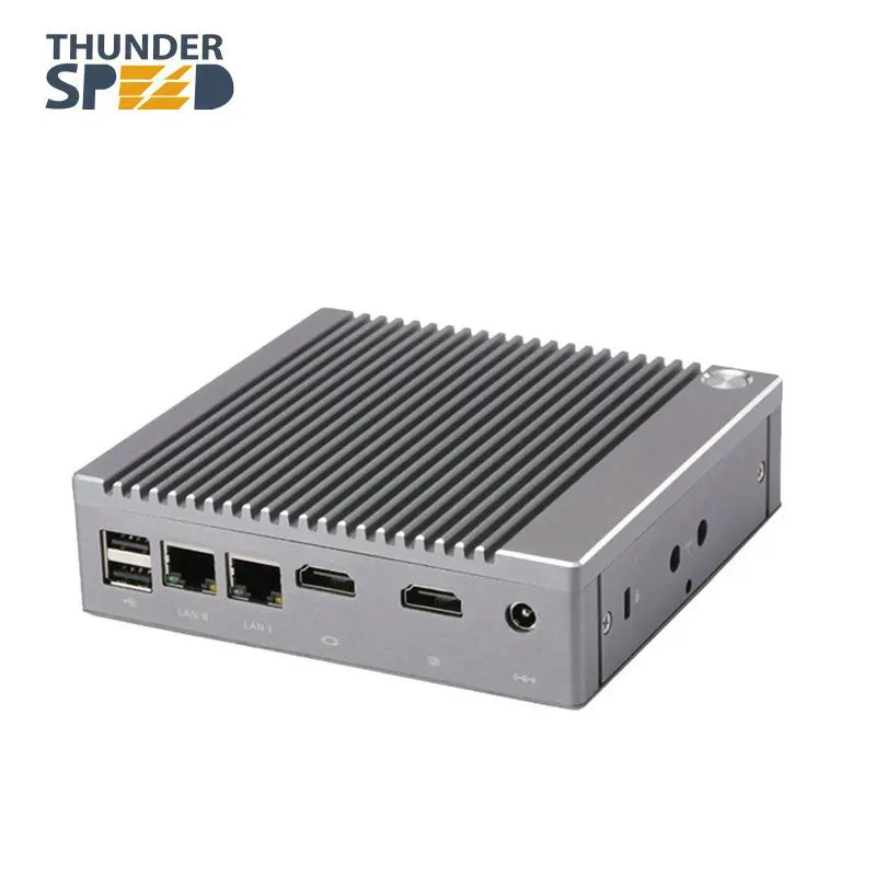 Новое поступление THUNDERSPEED 6USB Celeron N2940 Мини ПК Windows 10 мини HTPC компьютер 2HDMI Linux i3 i5 i7 TV