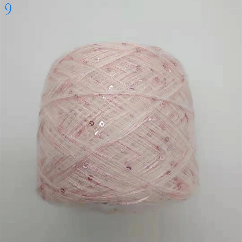 Сегментная окрашенная пряжа 50 г/шар Ангола влюбленные ощущения тонкая мохеровая