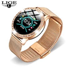 LIGE smart watch 2020New women men Sport waterproof clock Heart rate sleep monitor For iPhone Call reminder Bluetooth smartwatch
