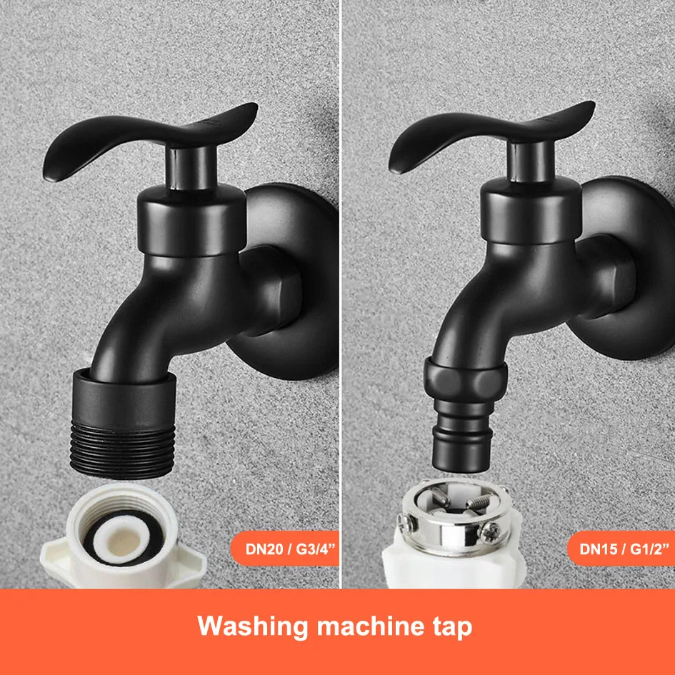 Удлиненный настенный кран для стиральной машины Швабра Смеситель бассейна