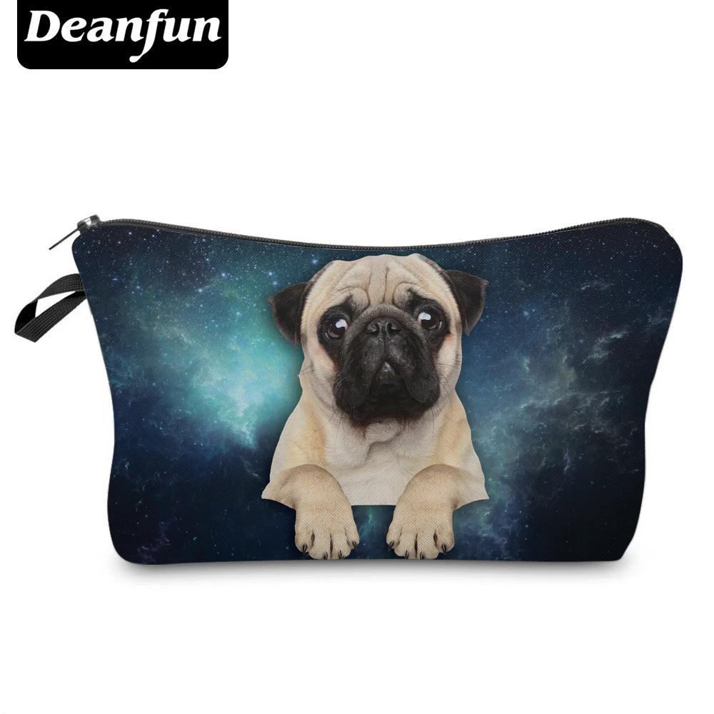 

Deanfun 3D Printed Cosmetic Bags Pug Pattern Cute for Makeup Organizer Necessaries Women Travelling 36953