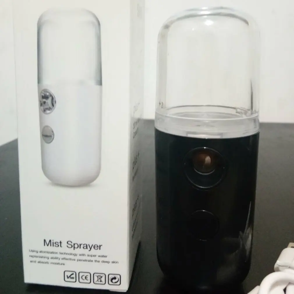 Car Air Humidifier 30ml Mini Nano Facial Sprayer USB Nebulizer Purifier Aromatherapy Essential Oil Diffuser Water Replenishment |