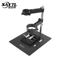 saytl hot air gun stand electric soldering rework station dryer holder air gun support rack welding auxiliary jig tools