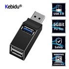 Порт able Mini 3 порта s USB 3,0 Hub Высокоскоростной разветвитель для передачи данных адаптер для MacBook Pro ПК ноутбука разветвитель для USB