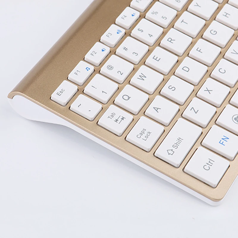 2 4 ГГц Беспроводная клавиатура и мышь Combo 102 клавиши низкий уровень шума для Mac Pc