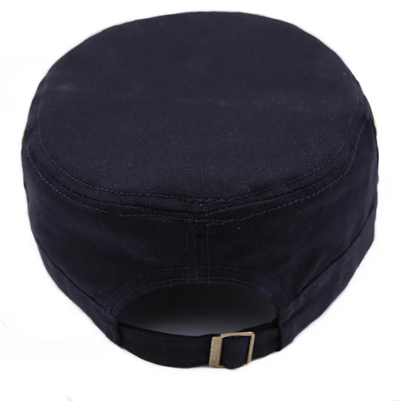 Кепка EAGLEBORN Мужская/женская с плоским верхом Классическая однотонная хлопковая в