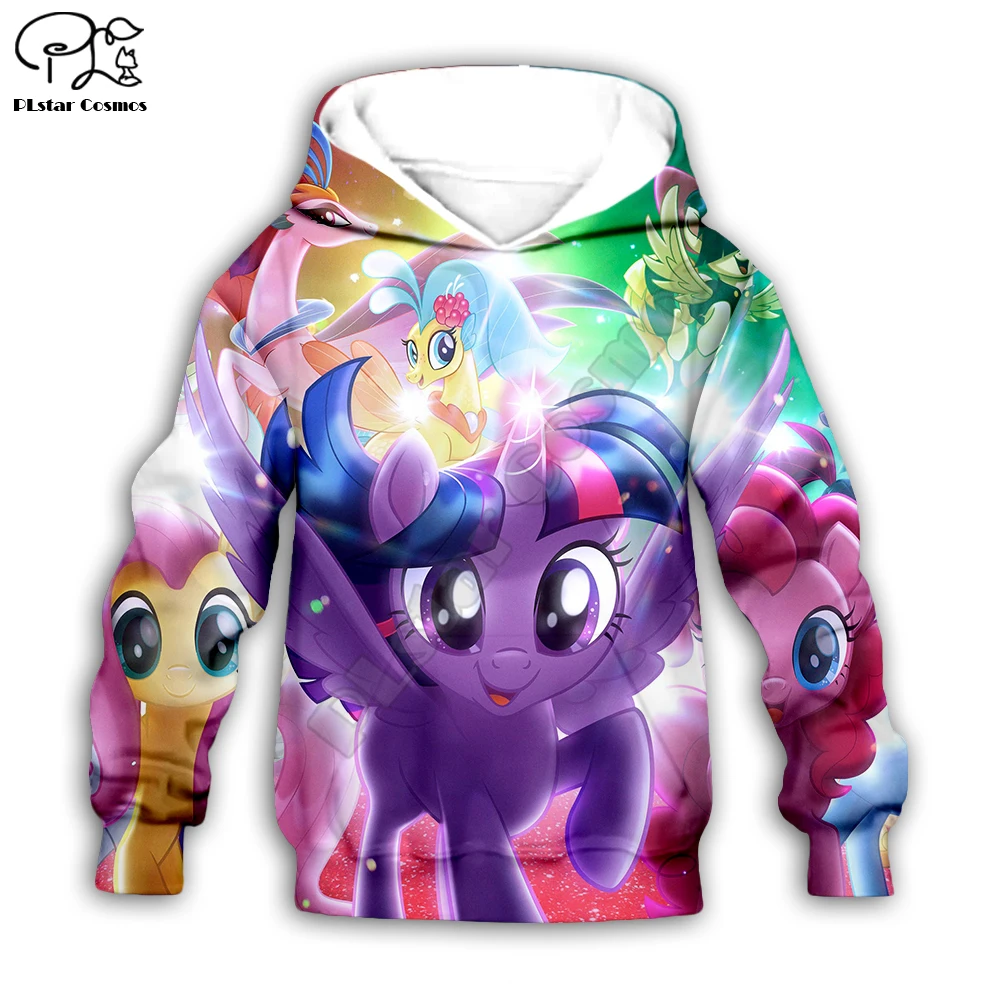 Толстовки с 3d принтом My Little Pony забавный мультяшный свитшот для мальчиков и
