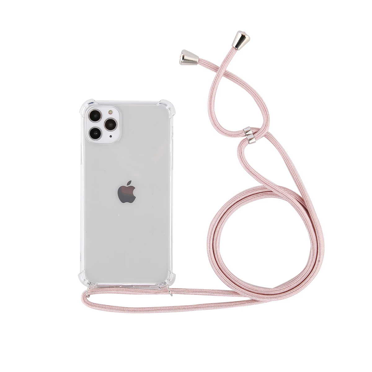 RG Moskado ремешок шнур цепь Прозрачный чехол для телефона для iPhone 11 Pro X XR XS Max 7 8 6 6s Plus 5 5S SE переноска ожерелье ремешок задняя крышка - Цвет: RG