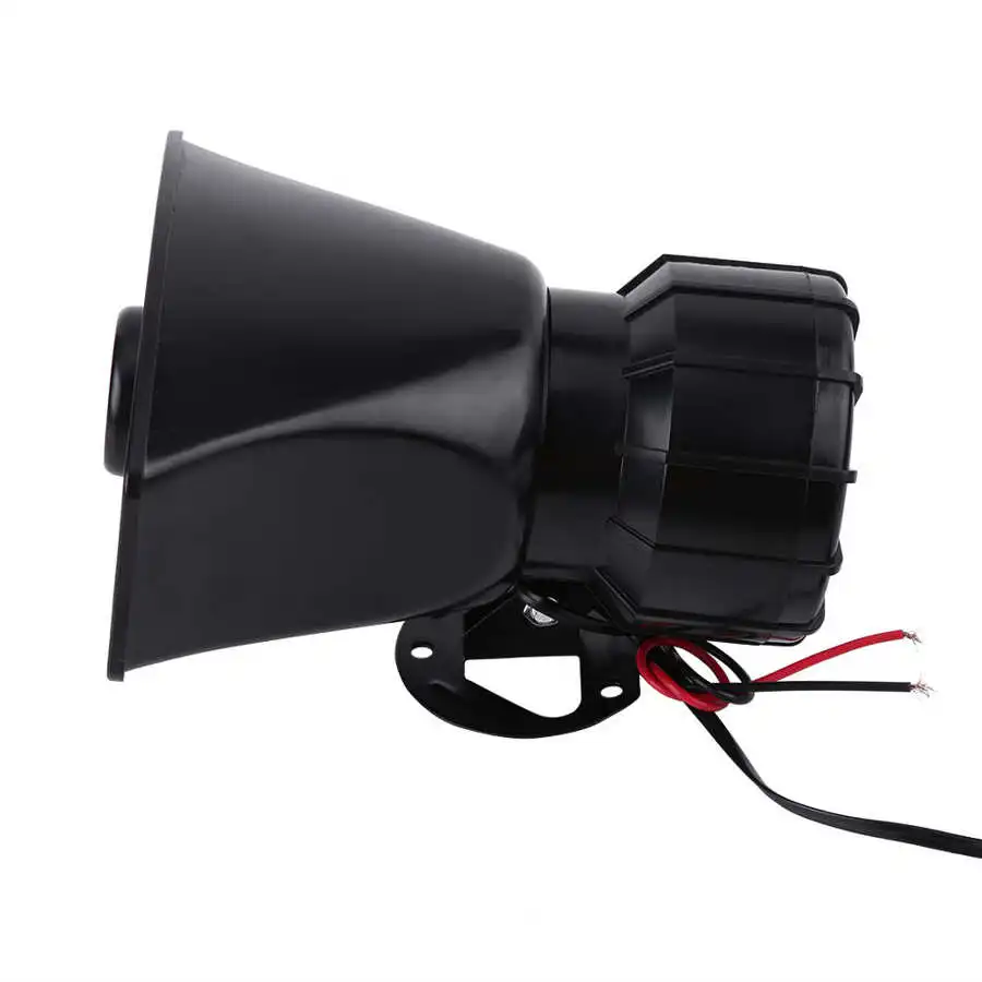 

4A 12V 100W 7 Sounds Loud Car Electronic Warning Siren Audio Speaker r with MIC Universal Auto Loudspeaker Horn Siren