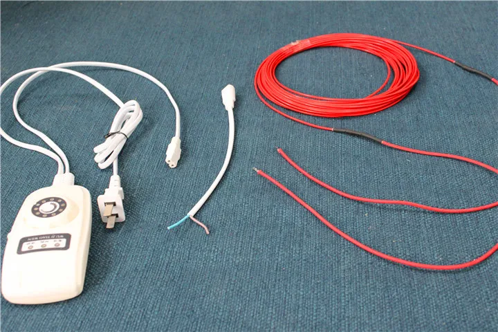 Нагревательный провод из углеродного волокна теплый пол регулируемый 9 килов