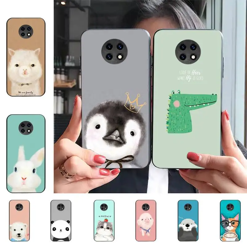 

Pink Pig Cat Bear Rabbit Phone Case For Redmi 9 5 S2 K30pro Silicone Fundas for Redmi 8 7 7A note 5 5A Capa